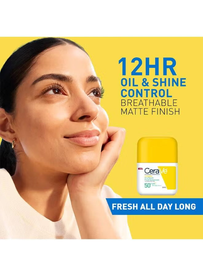 CeraVe Invisible Dry Touch Fluid Sunscreen SPF 50+ 50ml